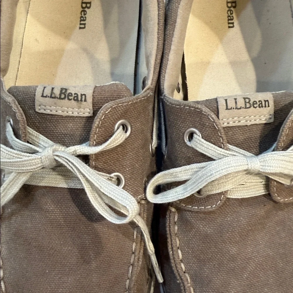 L.L. Bean Men's Tan Boat Shoes